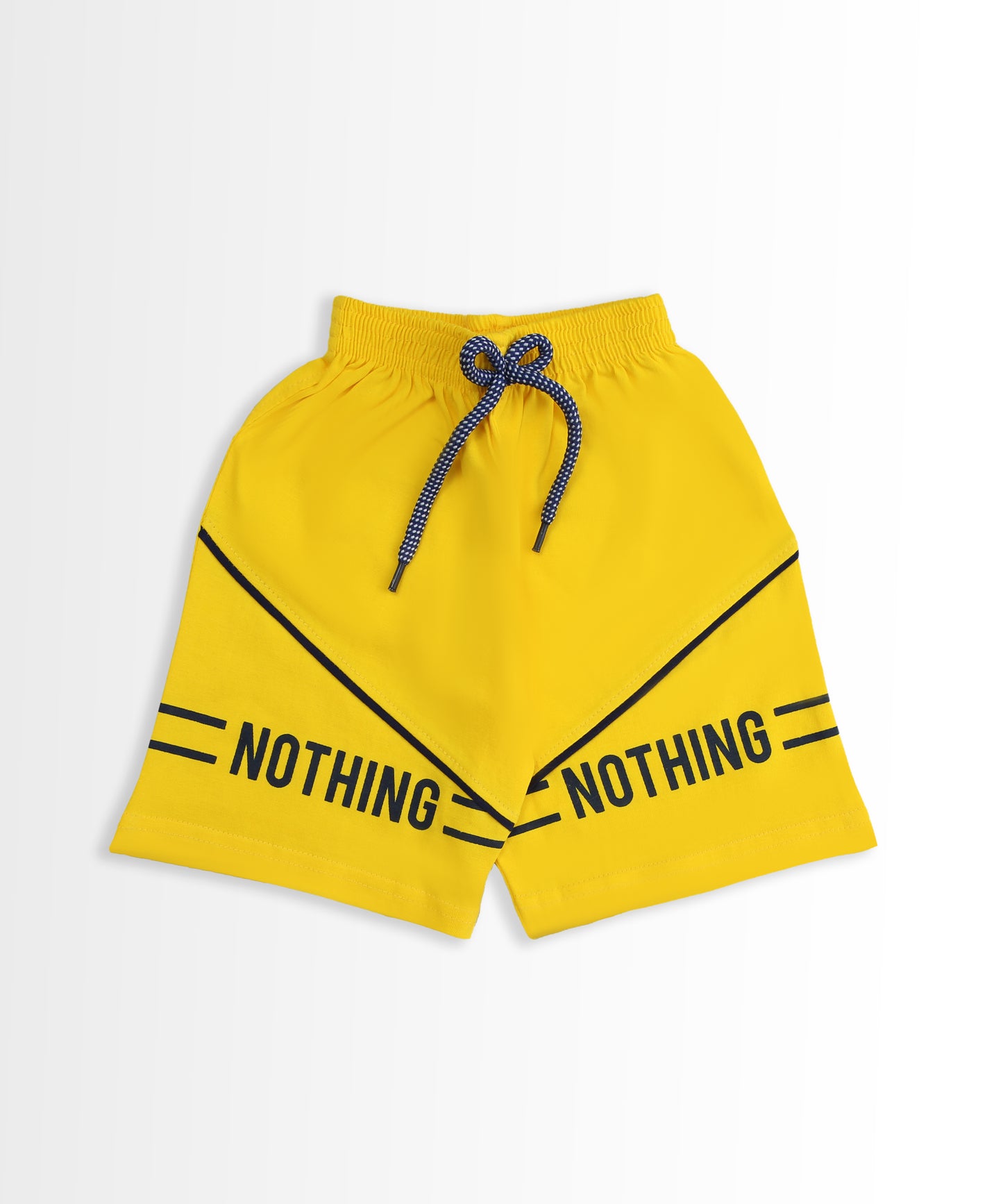 Stay Strong Half Sleeves T-Shirt & Shorts Set | Yellow