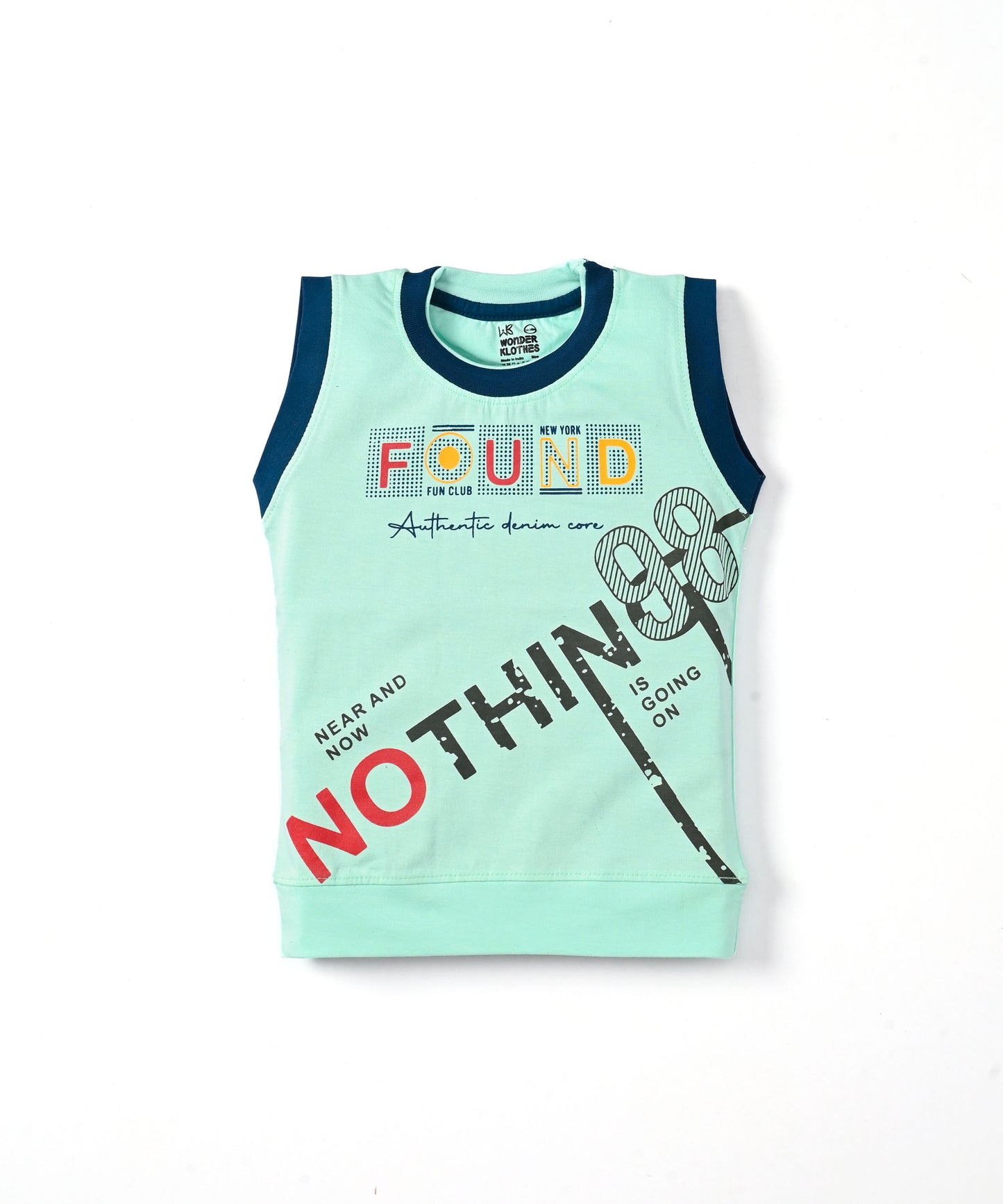 Nothing Sleeveless T-Shirt & Shorts Set | Green