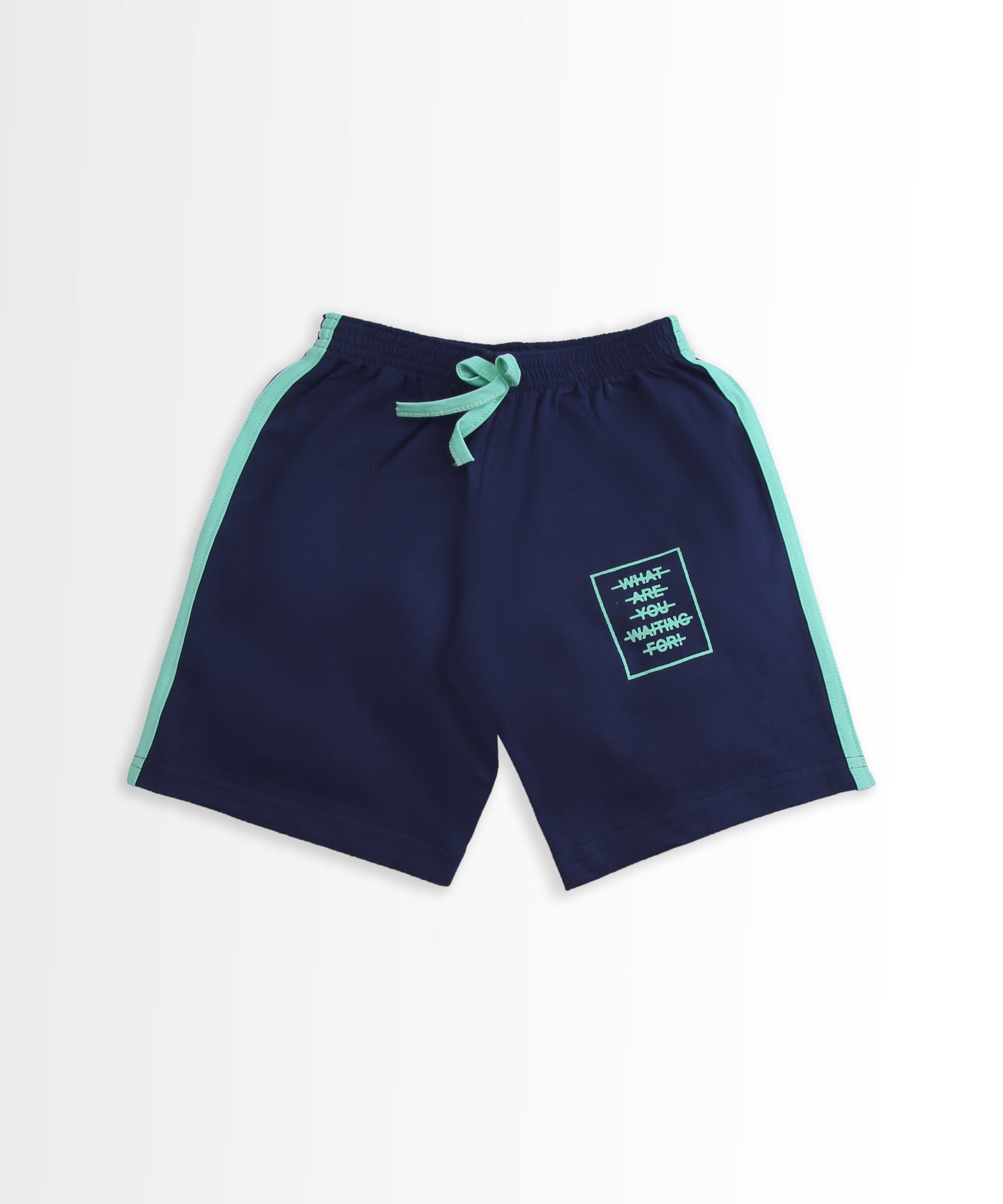 Miftah Half Sleeves T-Shirt & Half Pant Set | Green