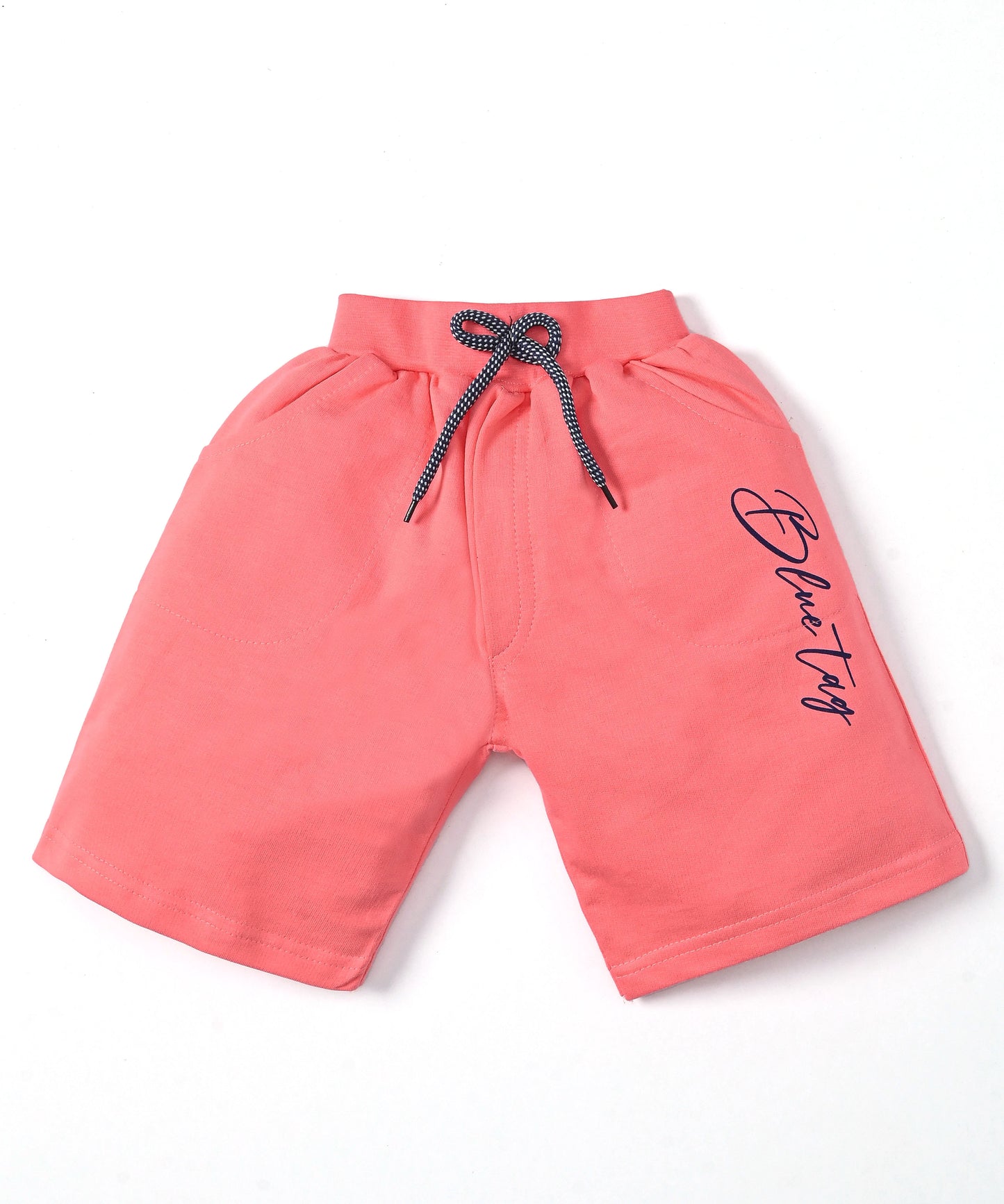 District Half Sleeves T-Shirt & Shorts Set | Pink