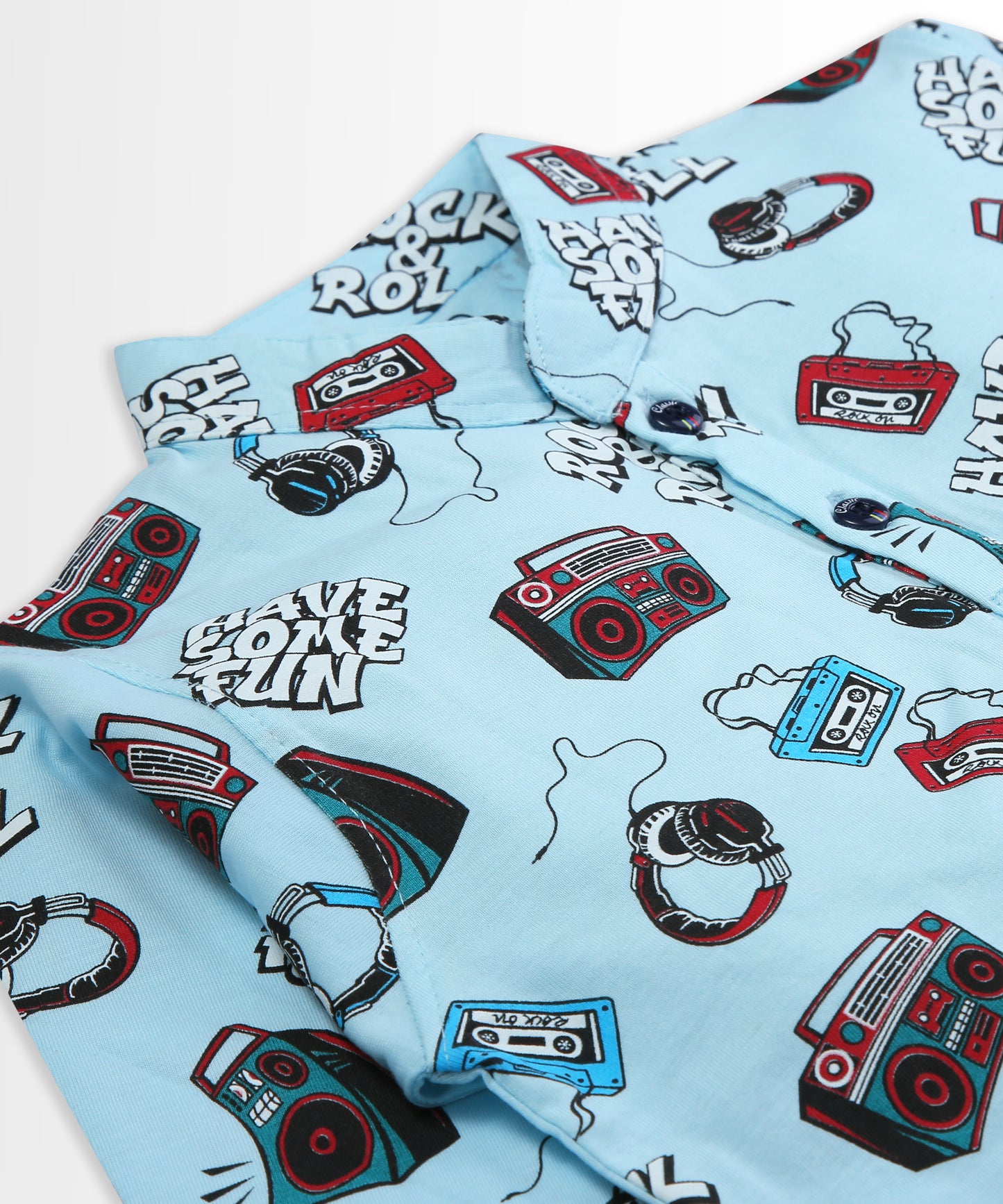 Music Gadgets Full Sleeves Kurta Pyjama Set