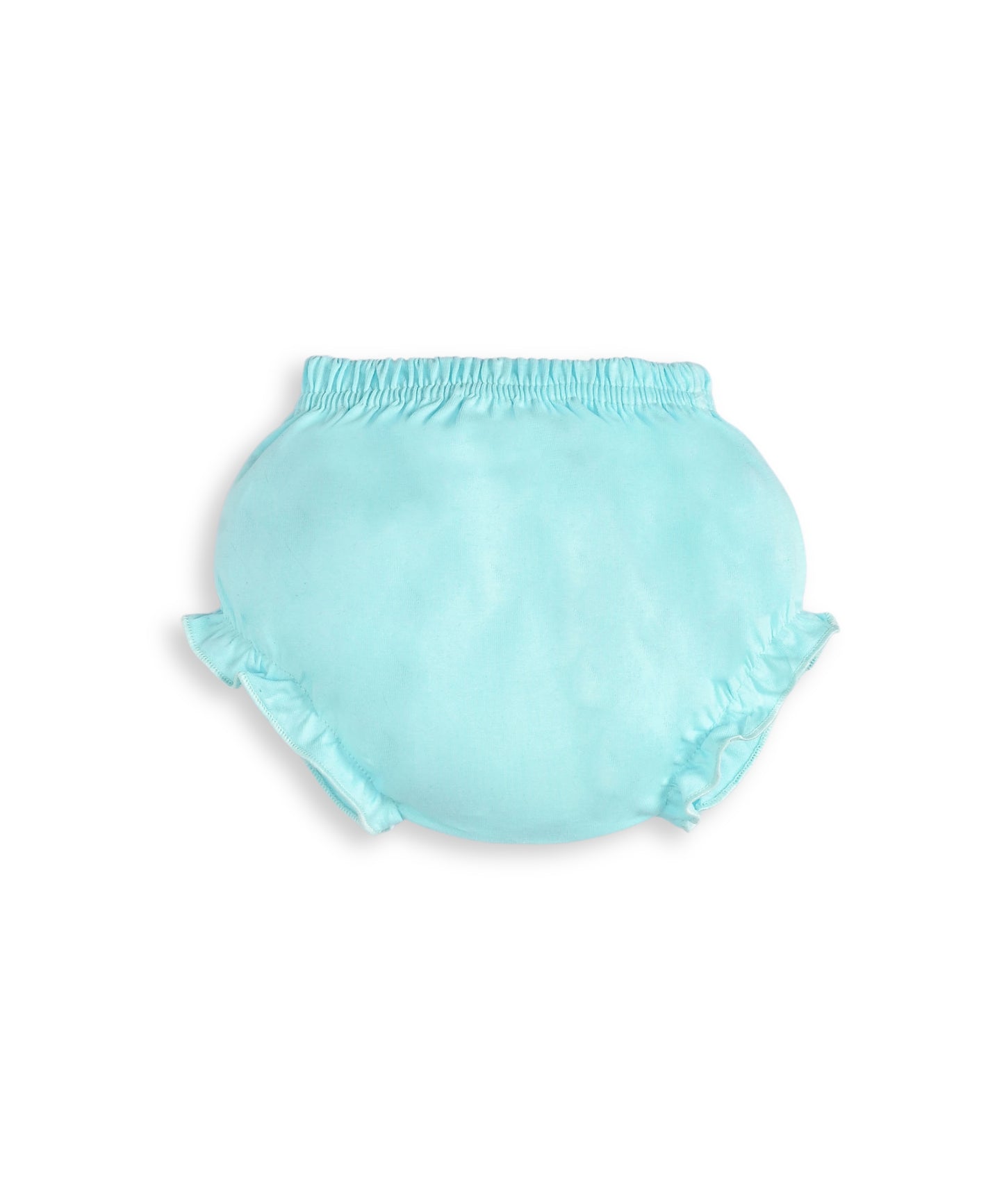 Love Mom Bandhani Straps Frock & Bloomer Pant Set | Blue