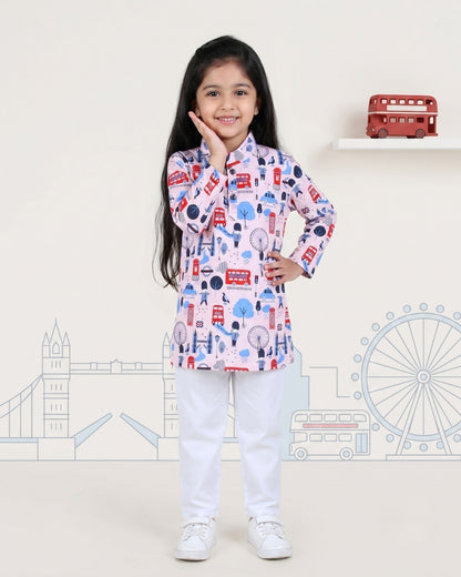 Iconic London Full Sleeves Kurta Pyjama Set