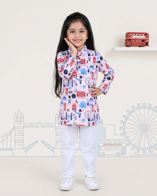Iconic London Full Sleeves Kurta Pyjama Set