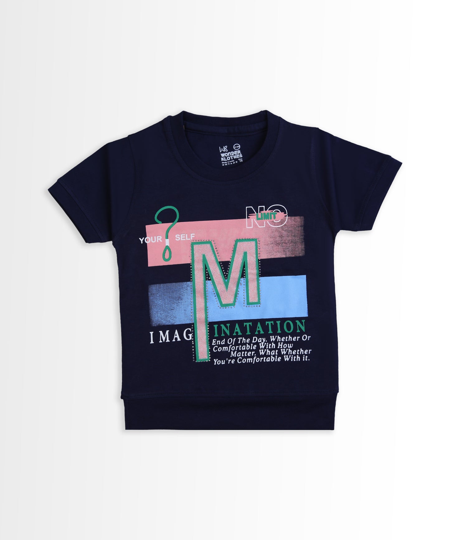 Imagination Half Sleeves T-Shirt & Shorts Set | Pink