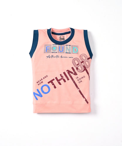 Nothing Sleeveless T-Shirt & Shorts Set | Pink