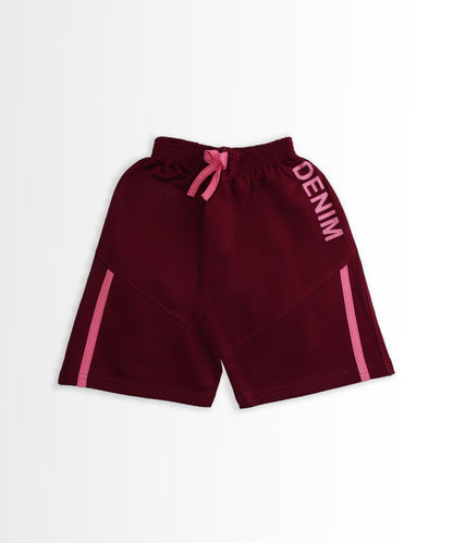 Victory Half Sleeves T-Shirt & Shorts Set | Pink