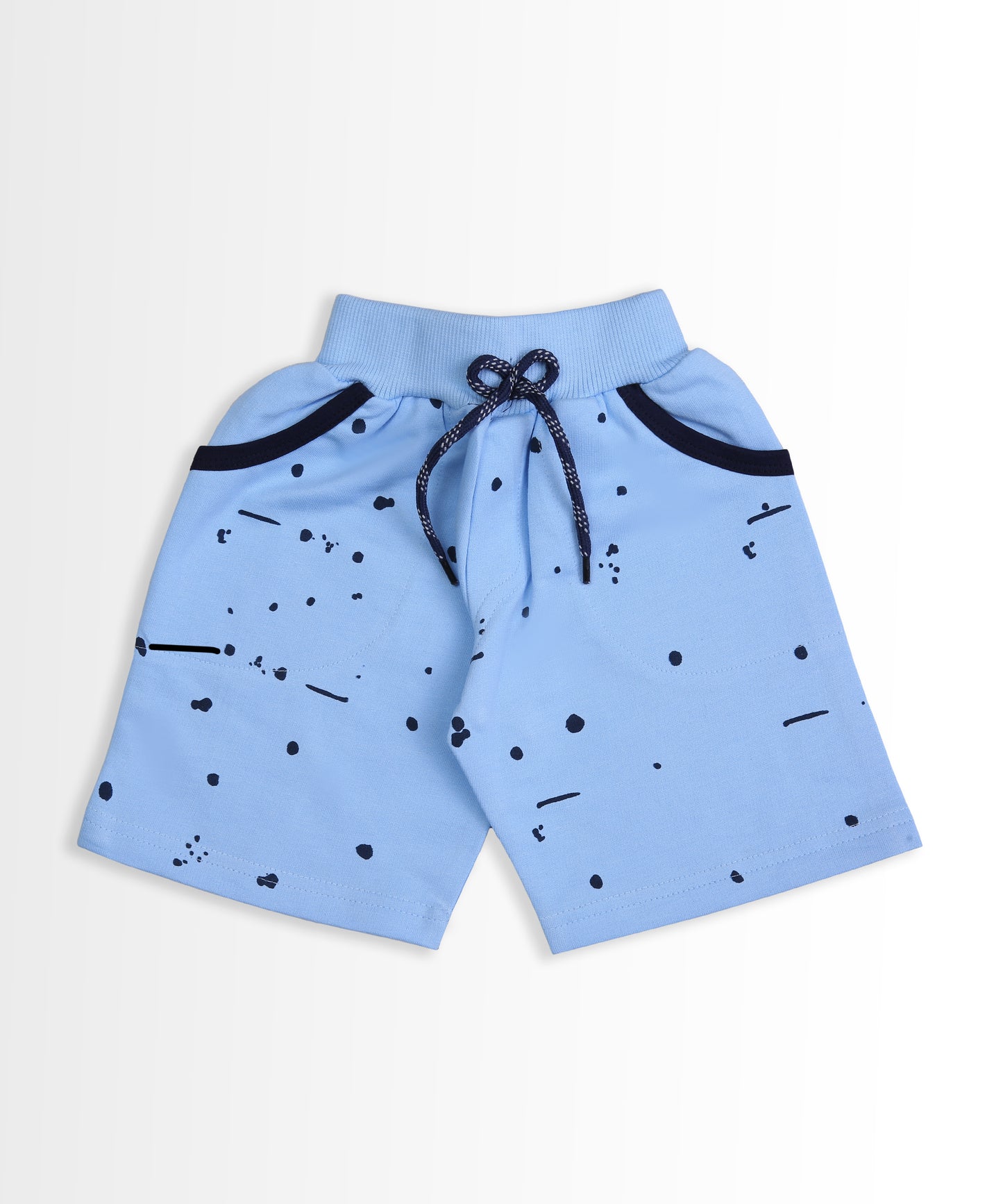 Imagination Half Sleeves T-Shirt & Shorts Set | Blue