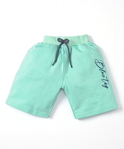 District Half Sleeves T-Shirt & Shorts Set | Green