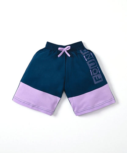 Nothing Sleeveless T-Shirt & Shorts Set | Violet