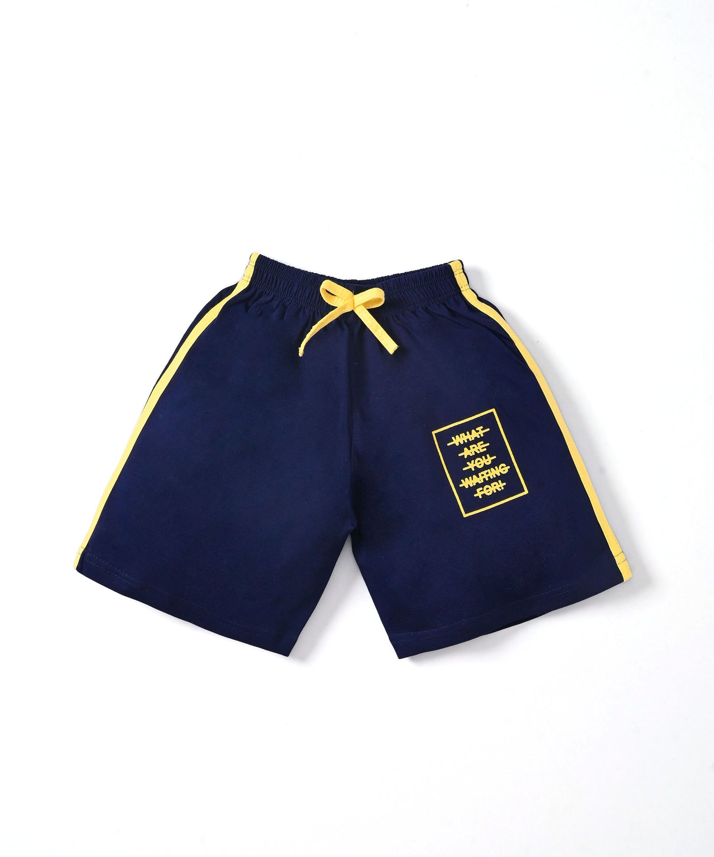 Miftah Sleeveless T-Shirt & Shorts Set | Yellow