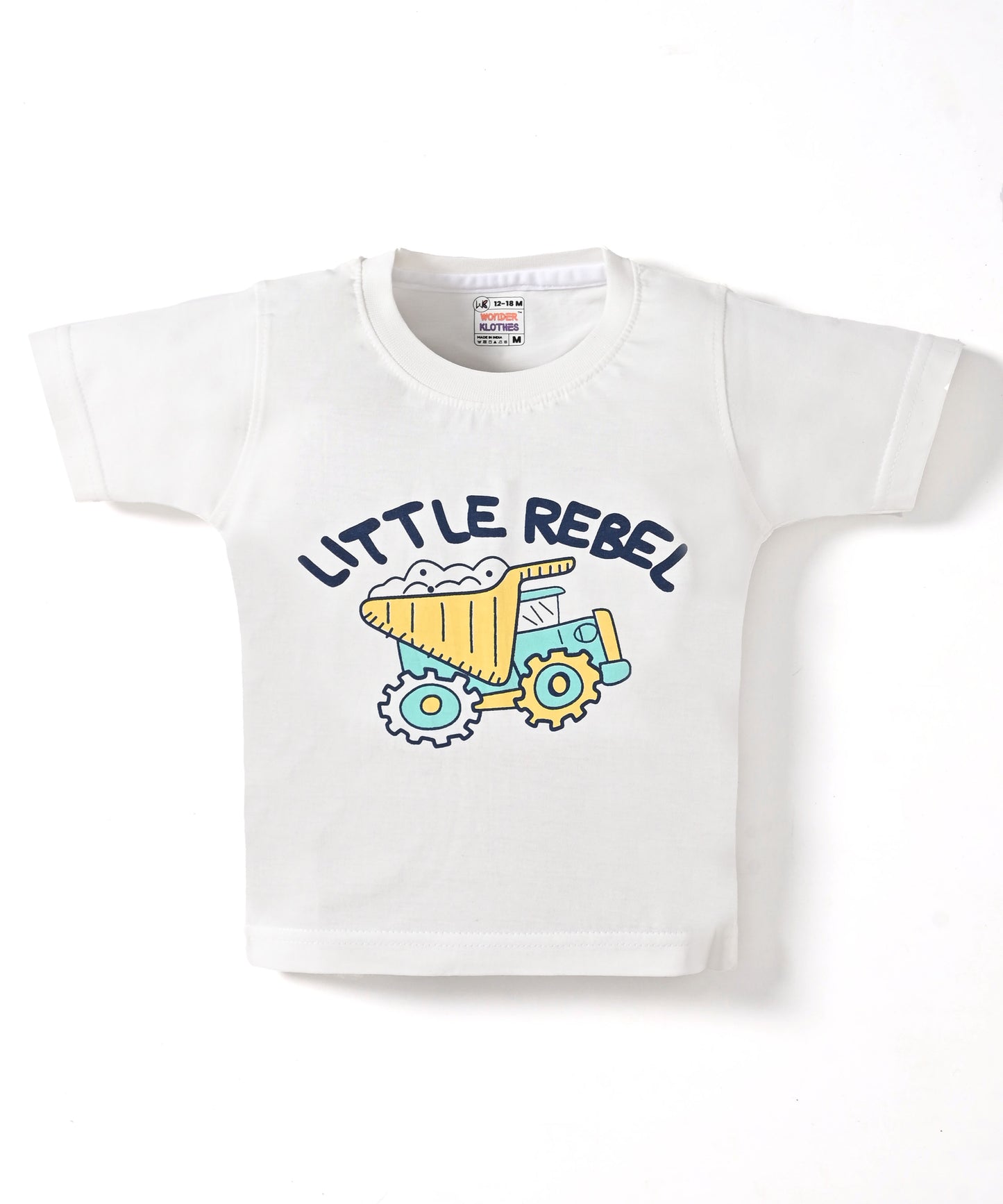 Driving Bear 3-Piece Half Sleeves T-Shirt & Half Pant Set with Sleeveless Jacket | Yellow