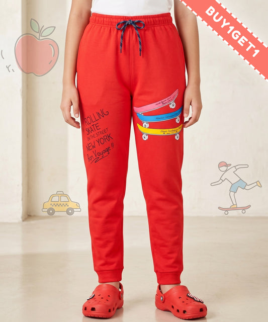 Skateboard Joggers | Red