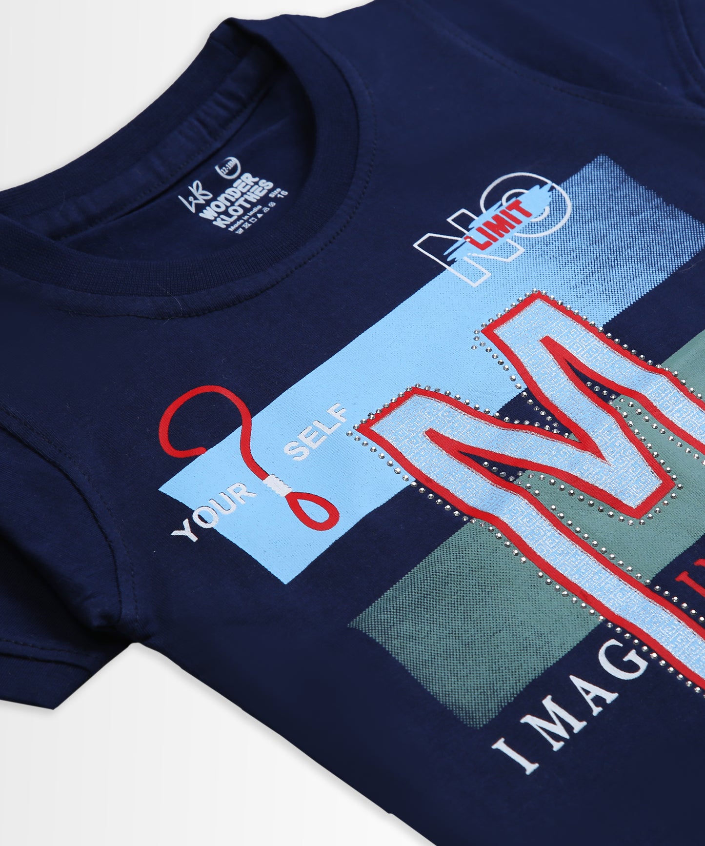 Imagination Half Sleeves T-Shirt & Shorts Set | Blue
