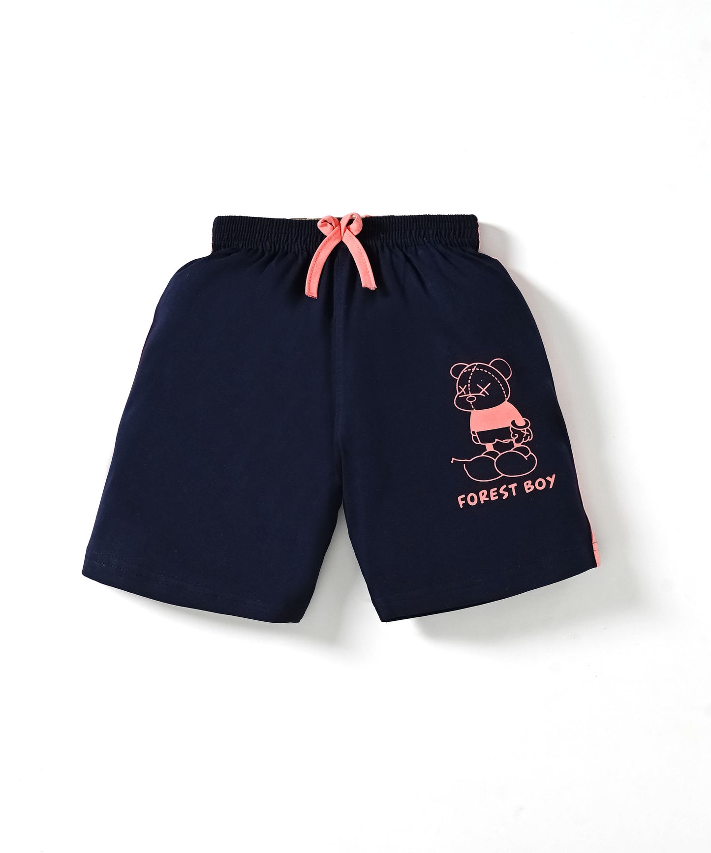 Skate Things Sleeveless T-Shirt & Half Pant Set | Orange