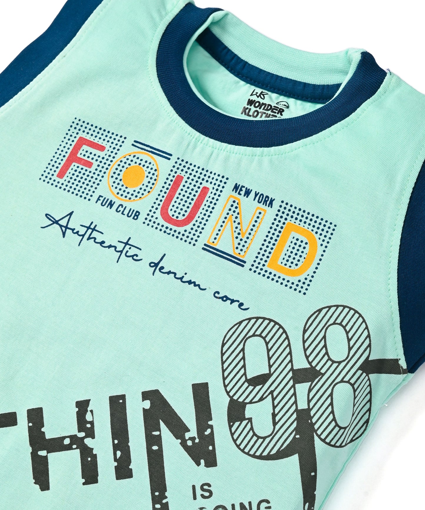 Nothing Sleeveless T-Shirt & Shorts Set | Green