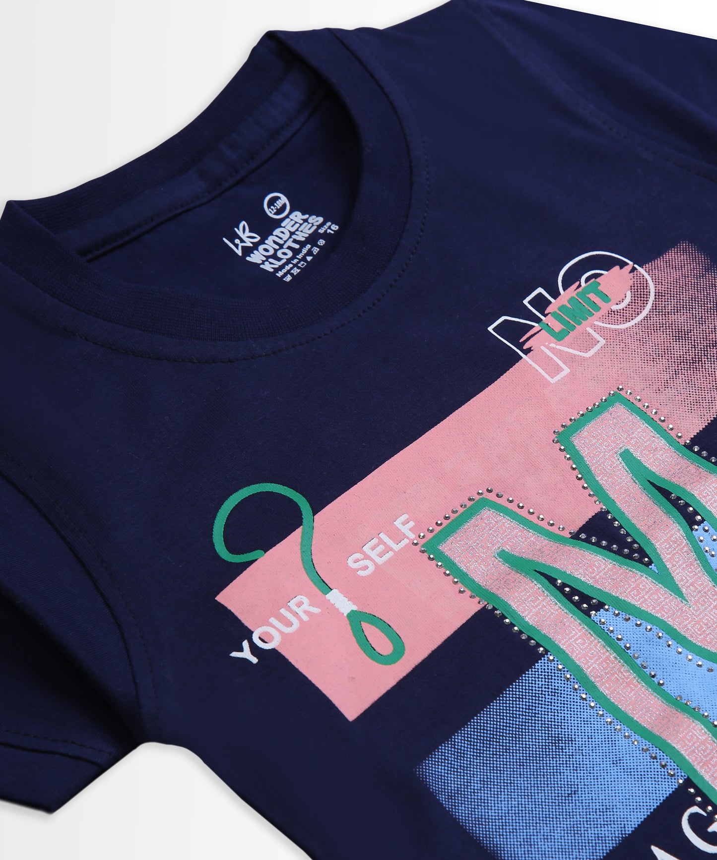 Imagination Half Sleeves T-Shirt & Shorts Set | Pink