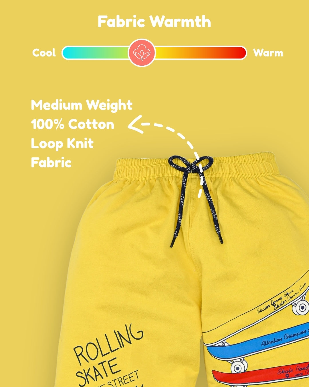 Skateboard Joggers | Yellow