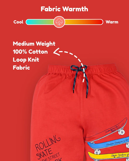 Skateboard Joggers | Red