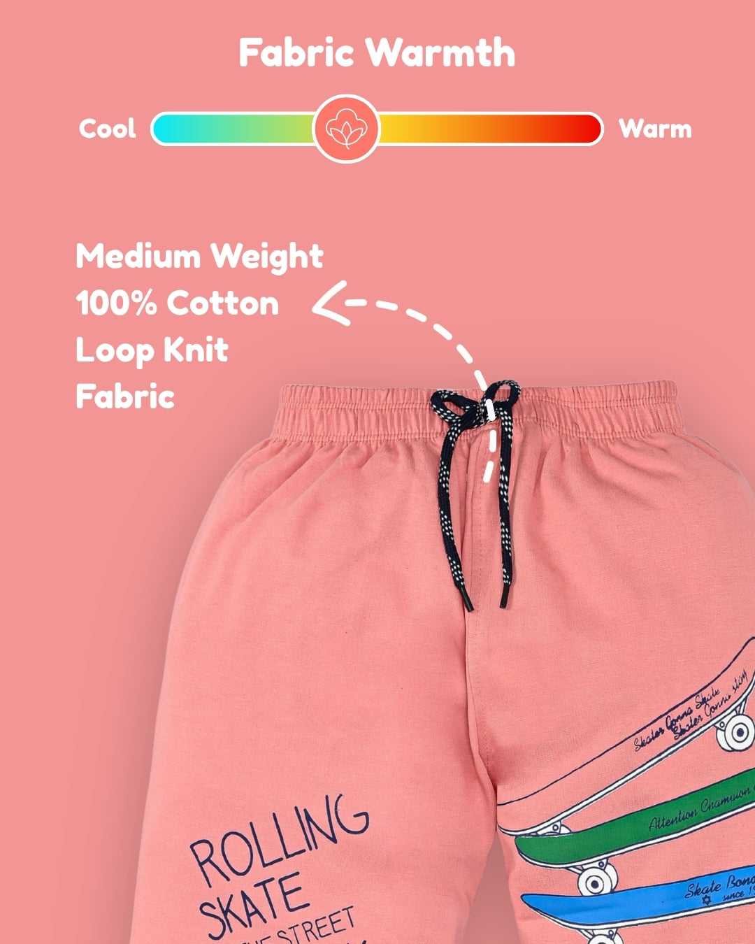 Skateboard Joggers | Pink