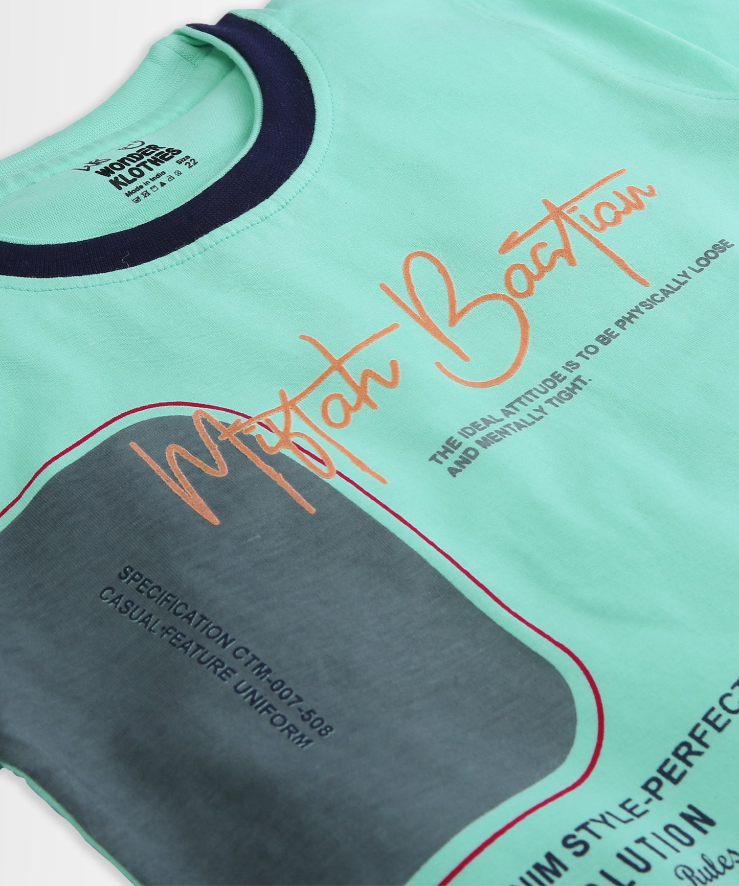 Miftah Half Sleeves T-Shirt & Half Pant Set | Green