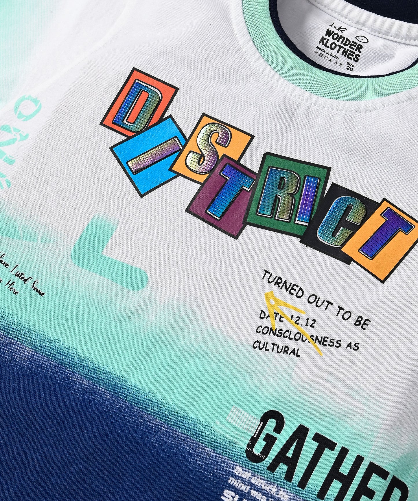 District Half Sleeves T-Shirt & Shorts Set | Green