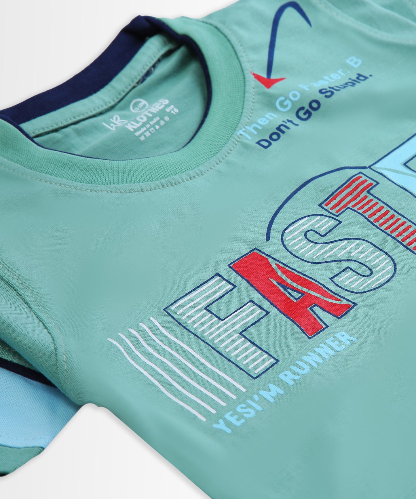 Faster Half Sleeves T-Shirt & Shorts Set | Green