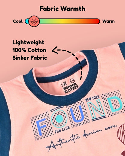 Nothing Sleeveless T-Shirt & Shorts Set | Pink