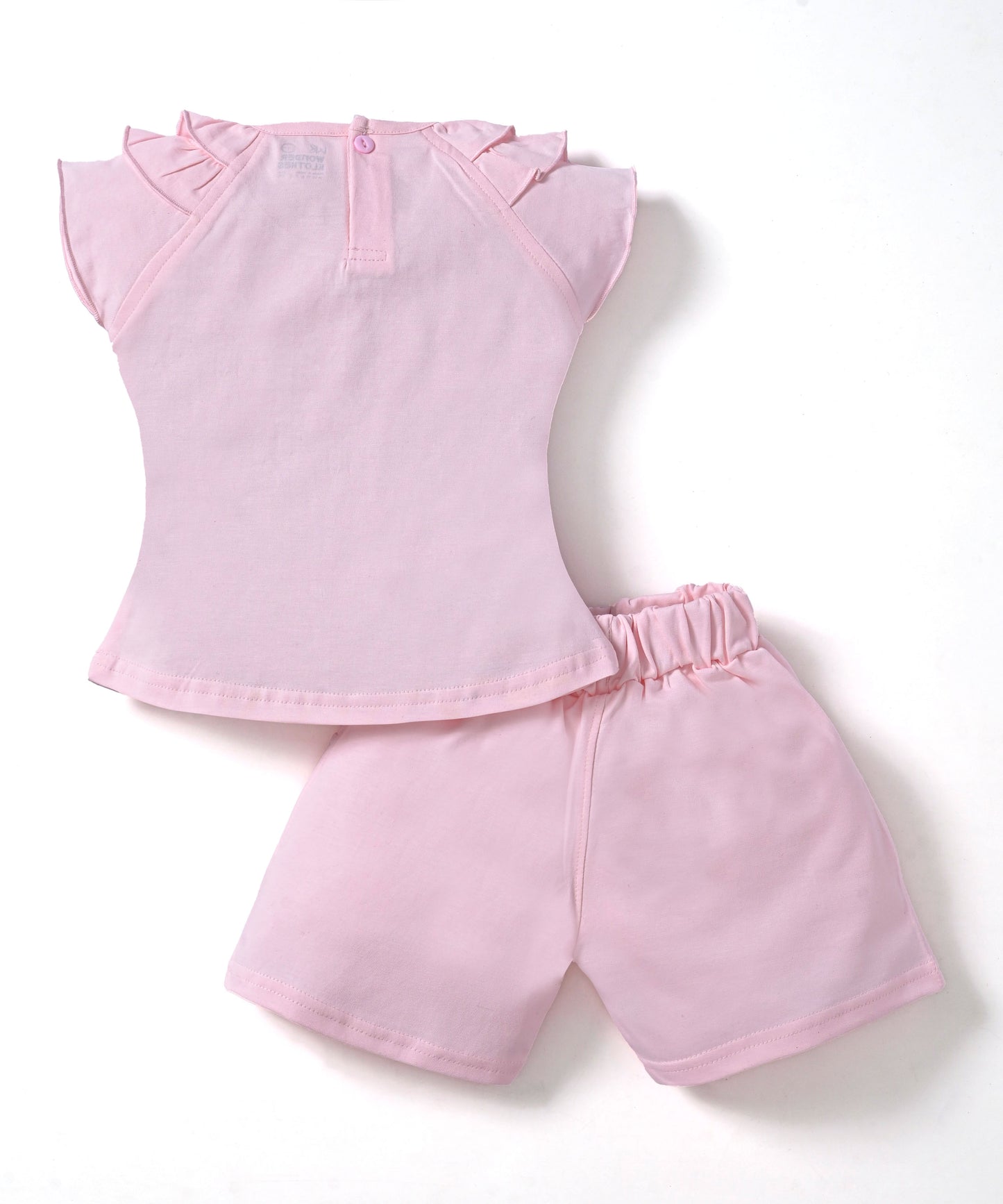 Butterfly Meadow Raglan Short Sleeves Top & Hot Pant Set | Pink