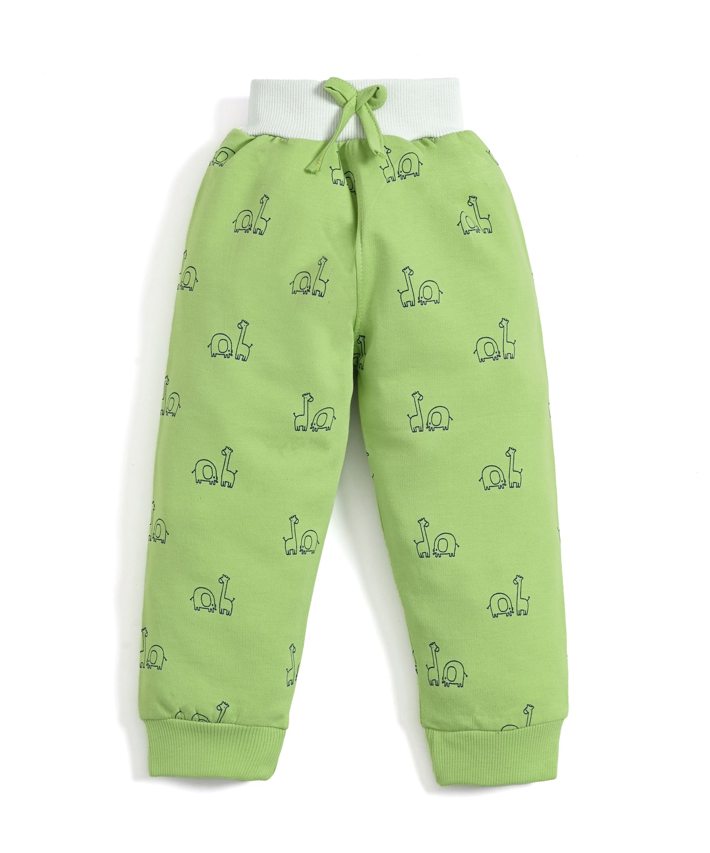 Jungle Buddies Full Sleeves Sweatshirt & Joggers Set | Green