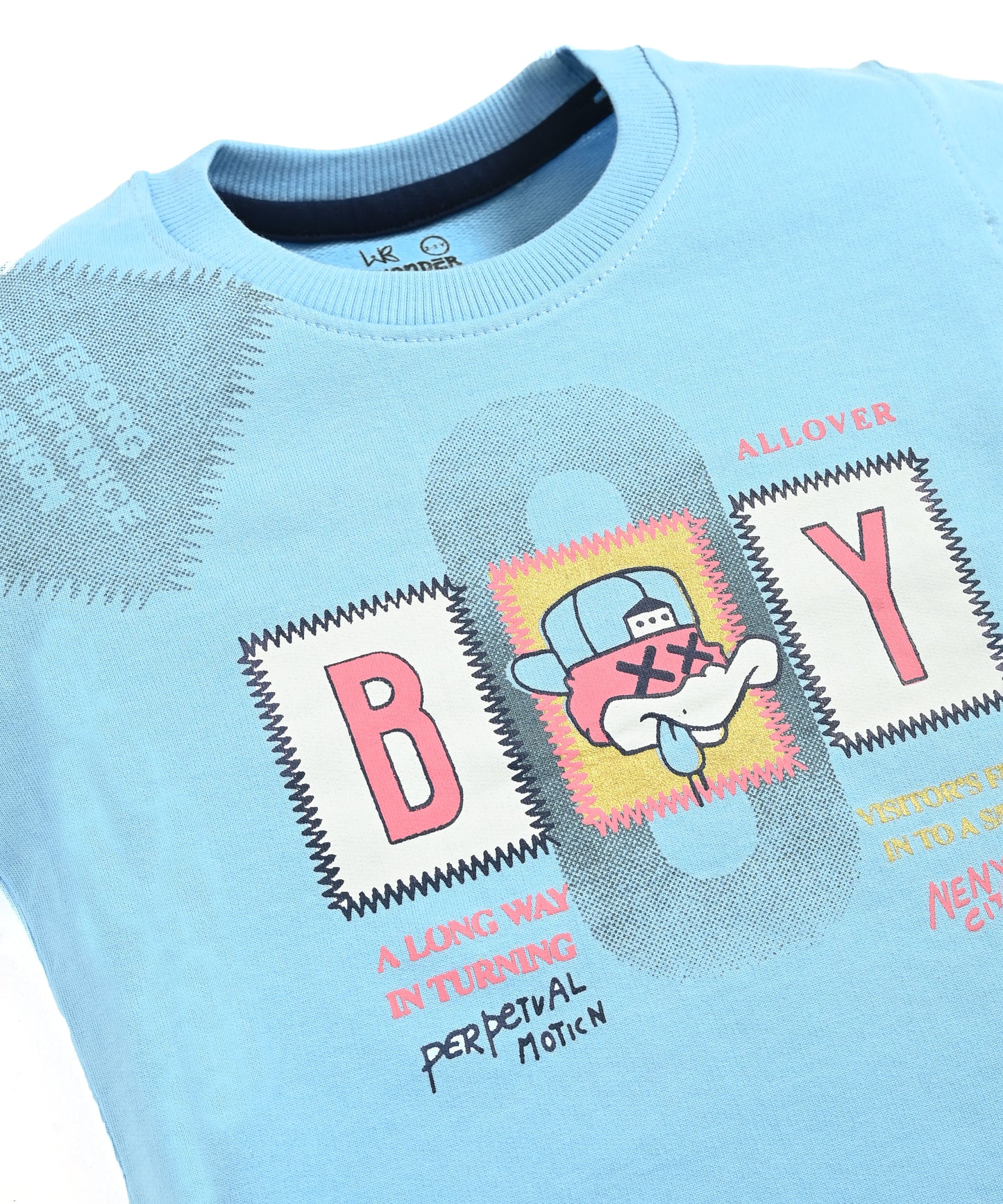 Ducky Boy Full Sleeves Sweatshirt & Joggers Set | Blue