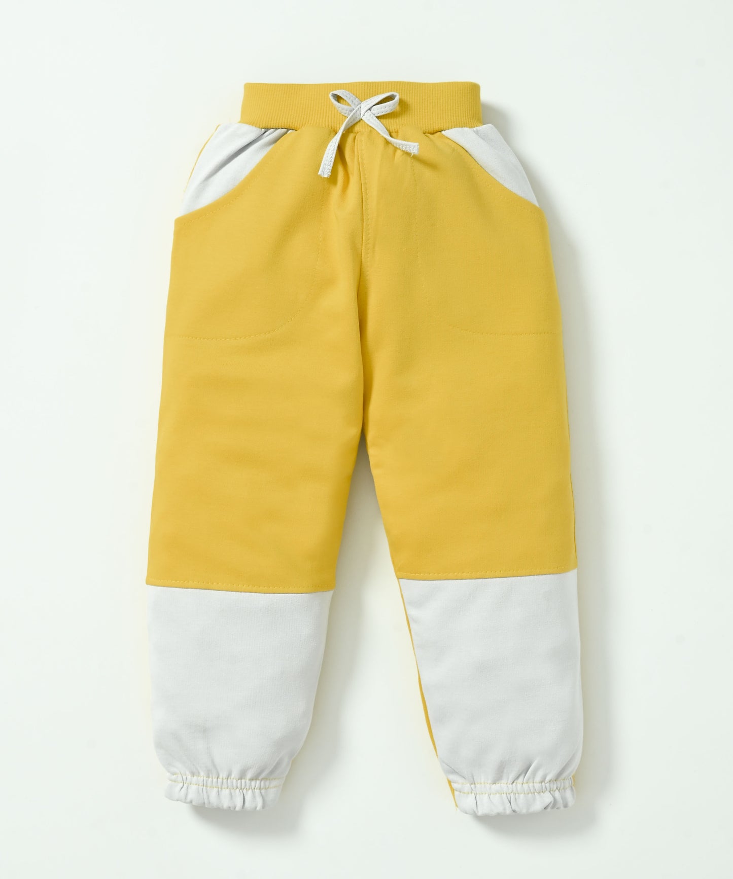 Fuel Mario Full Sleeves Hooded Sweatshirt with Pocket and Joggers Set | Yellow