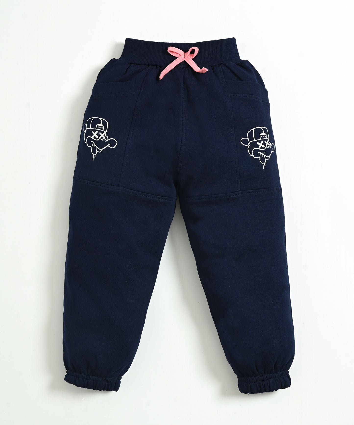 Ducky Boy Full Sleeves Sweatshirt & Joggers Set | Pink