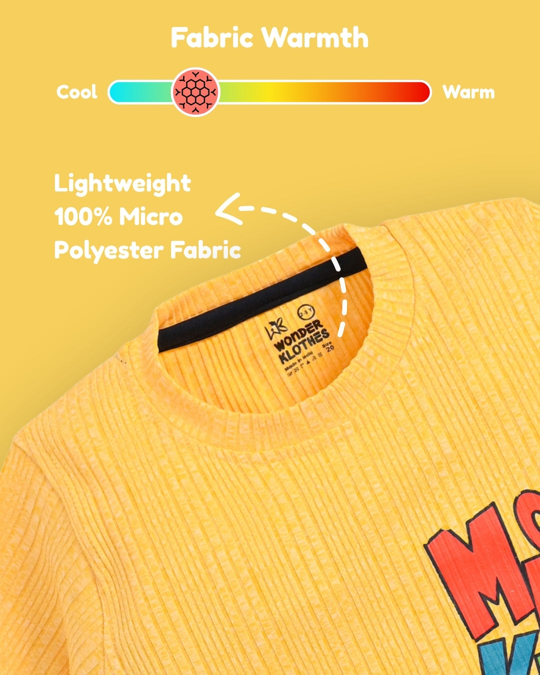 Mickey Half Sleeves T-Shirt & Shorts Set | Yellow
