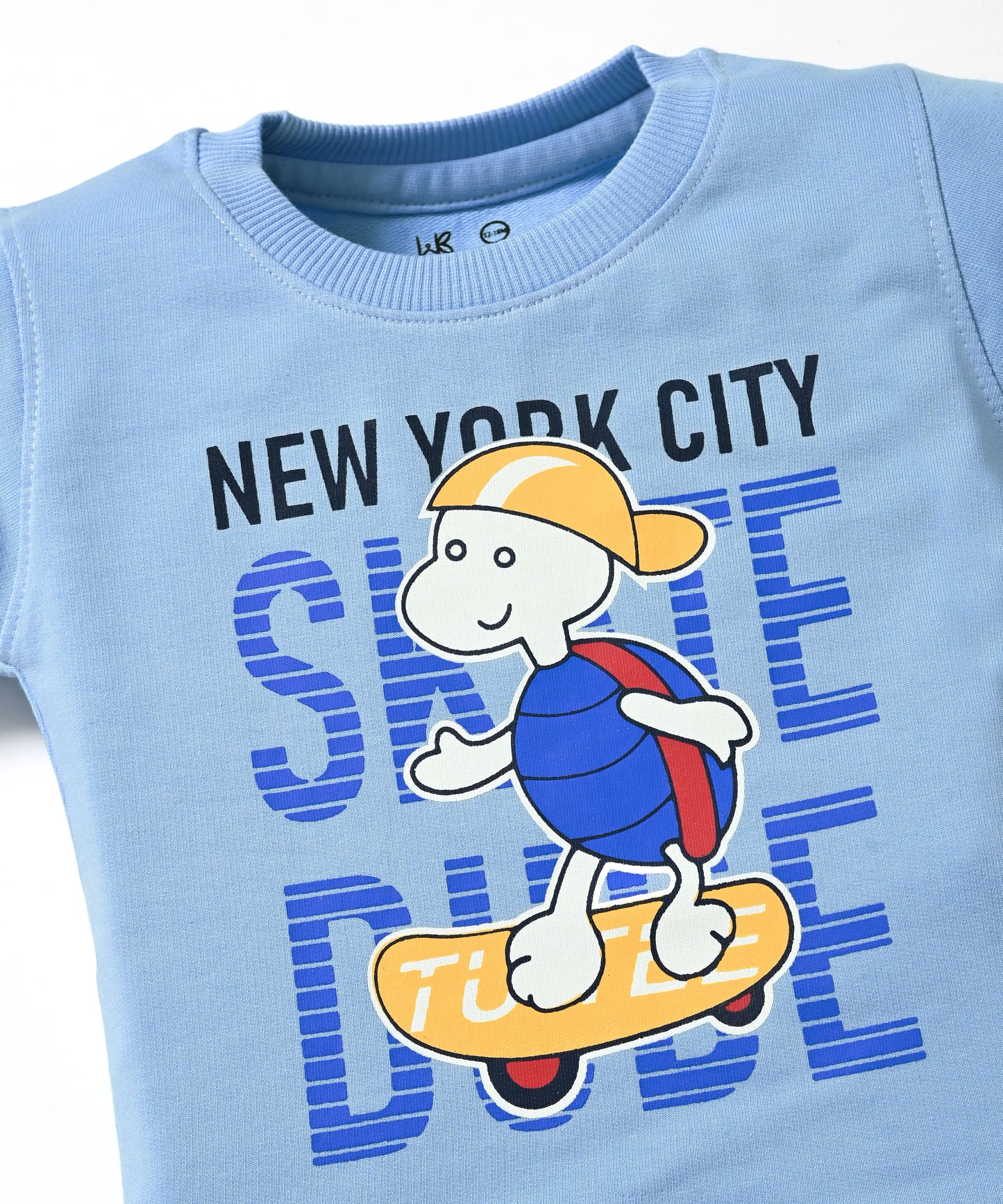 Skate Dude Full Sleeves Sweatshirt and Joggers Set | Blue