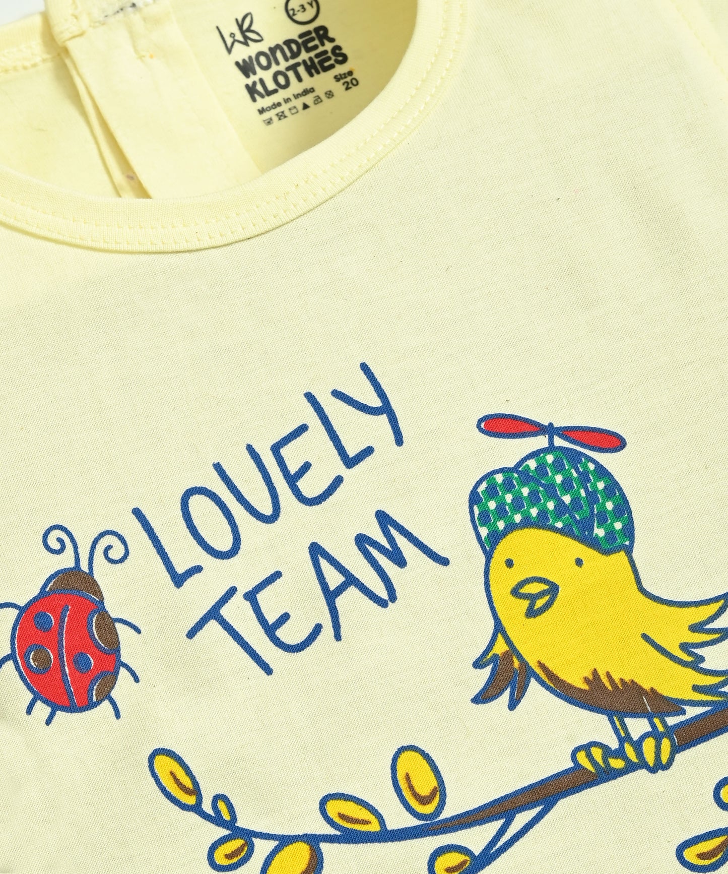 Sweet Bird Short Sleeves Top & Bootcut Pant Set | Yellow