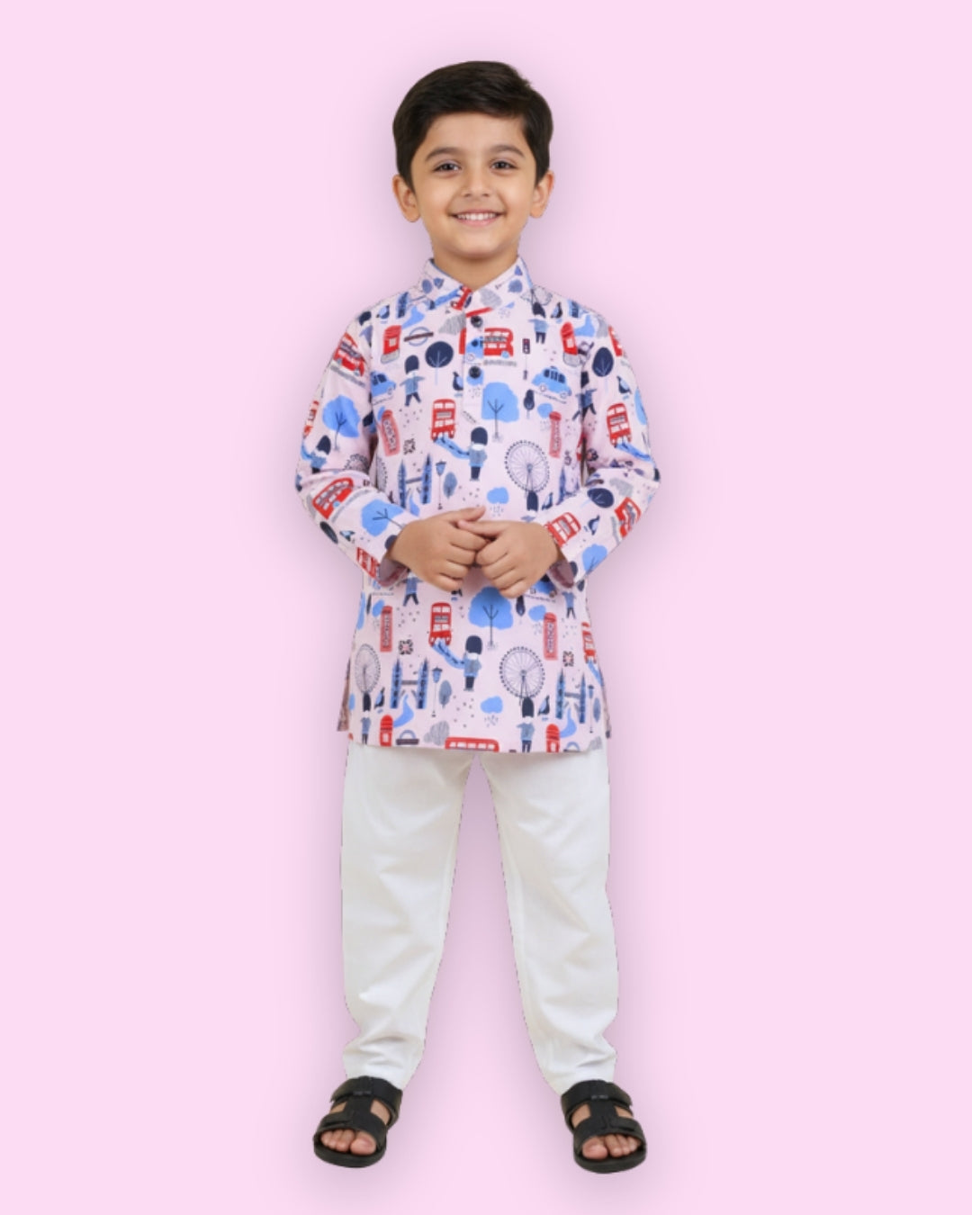 Iconic London Full Sleeves Kurta Pyjama Set