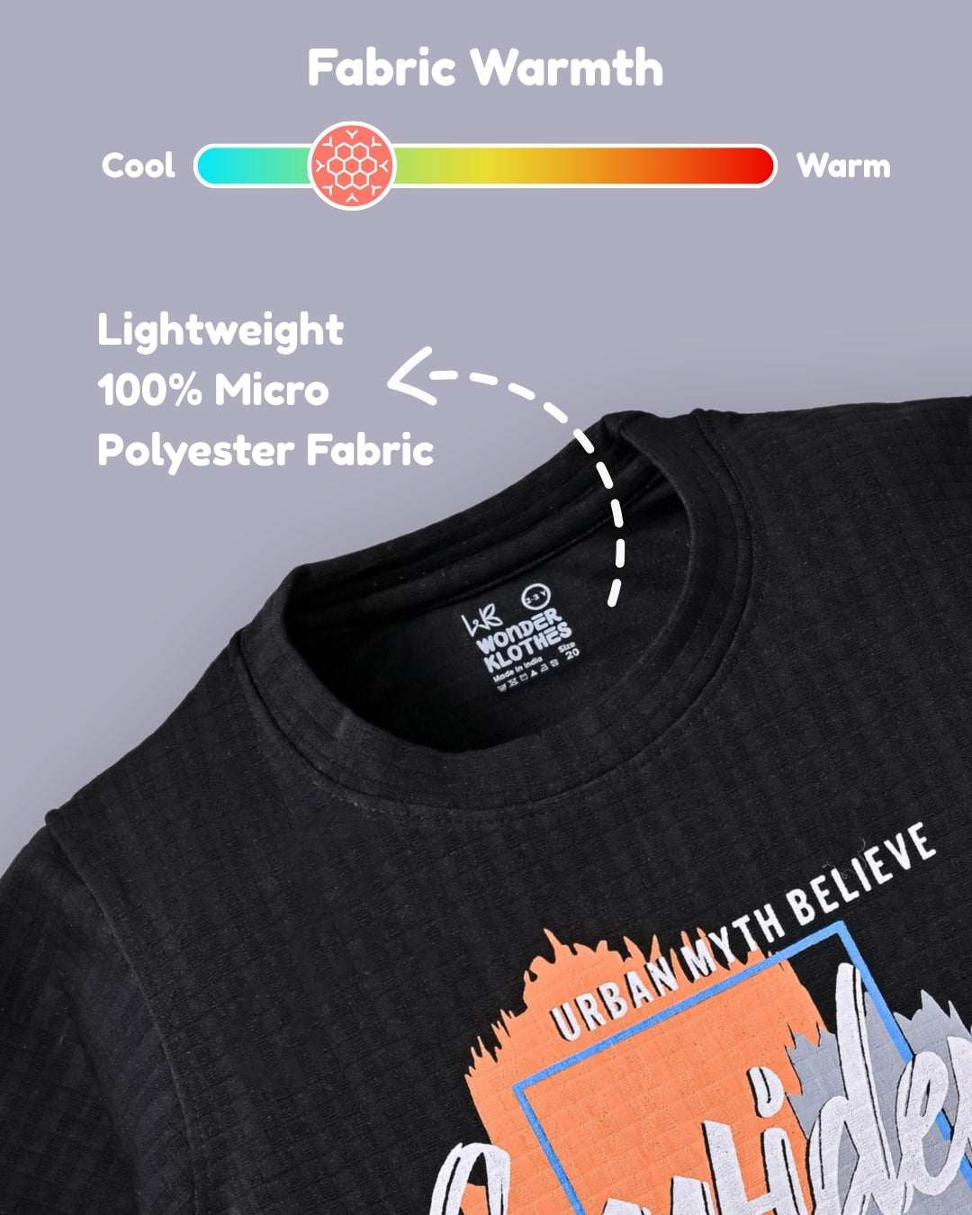 Confident Half Sleeves T-Shirt & Shorts Set | Black