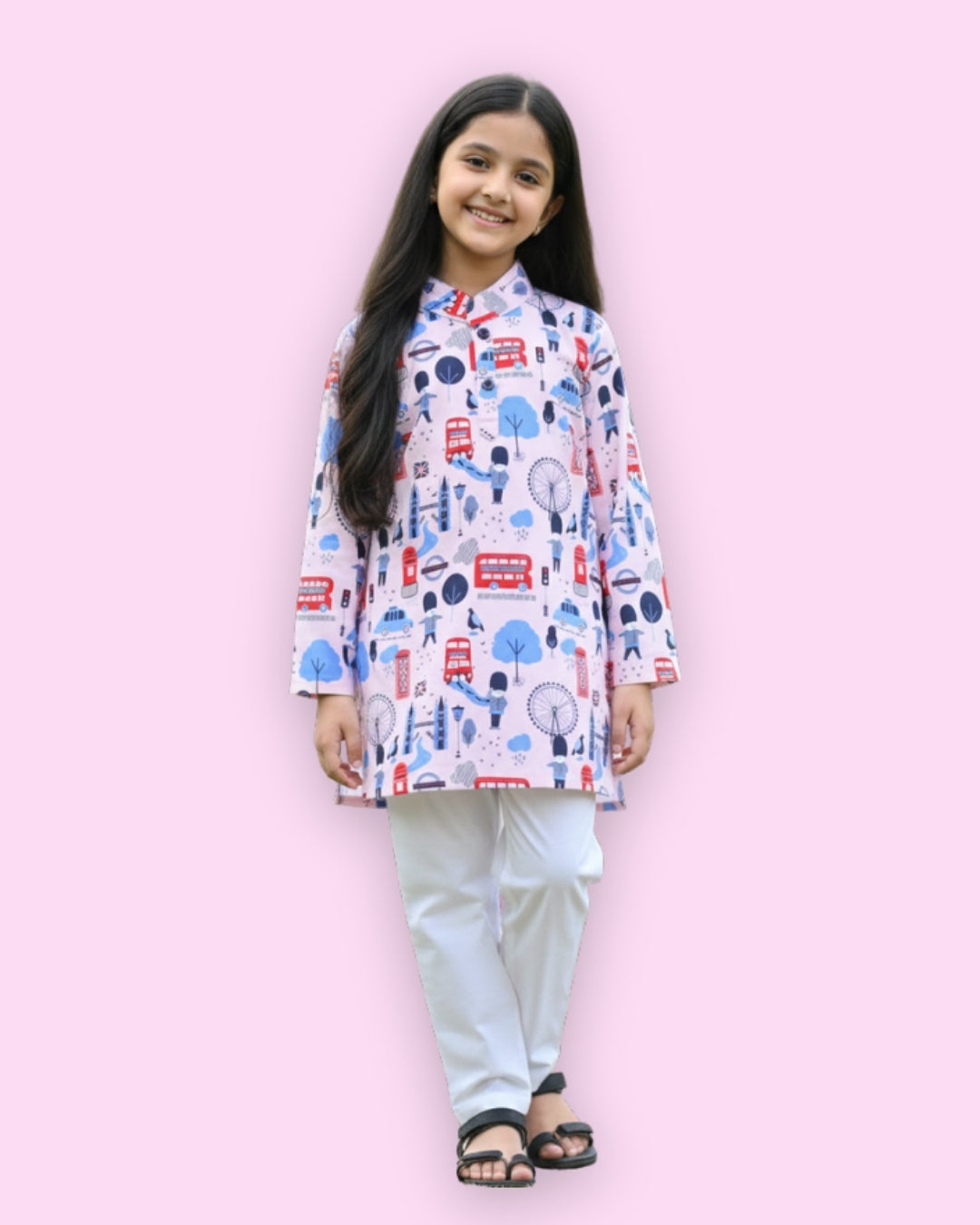 Iconic London Full Sleeves Kurta Pyjama Set