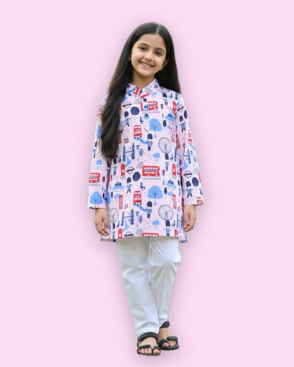Iconic London Full Sleeves Kurta Pyjama Set
