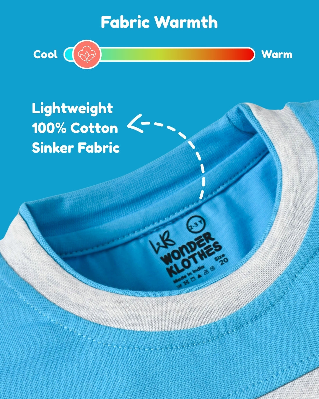 Hello Mickey Half Sleeves T-Shirt & Shorts Set | Blue