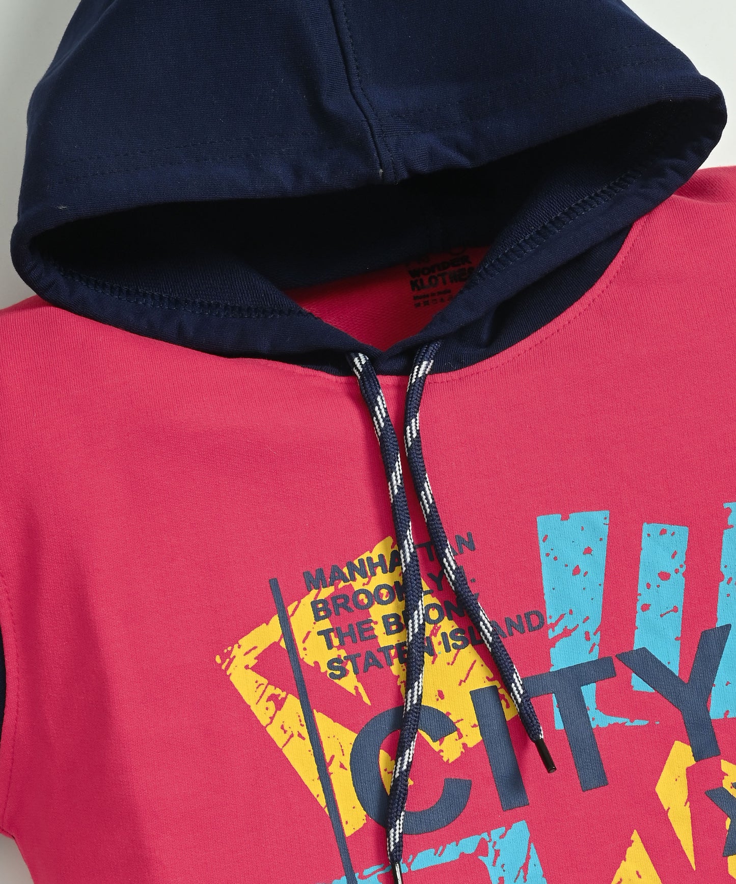 City Full Sleeves Hoodie Sweatshirt with Pocket | Red