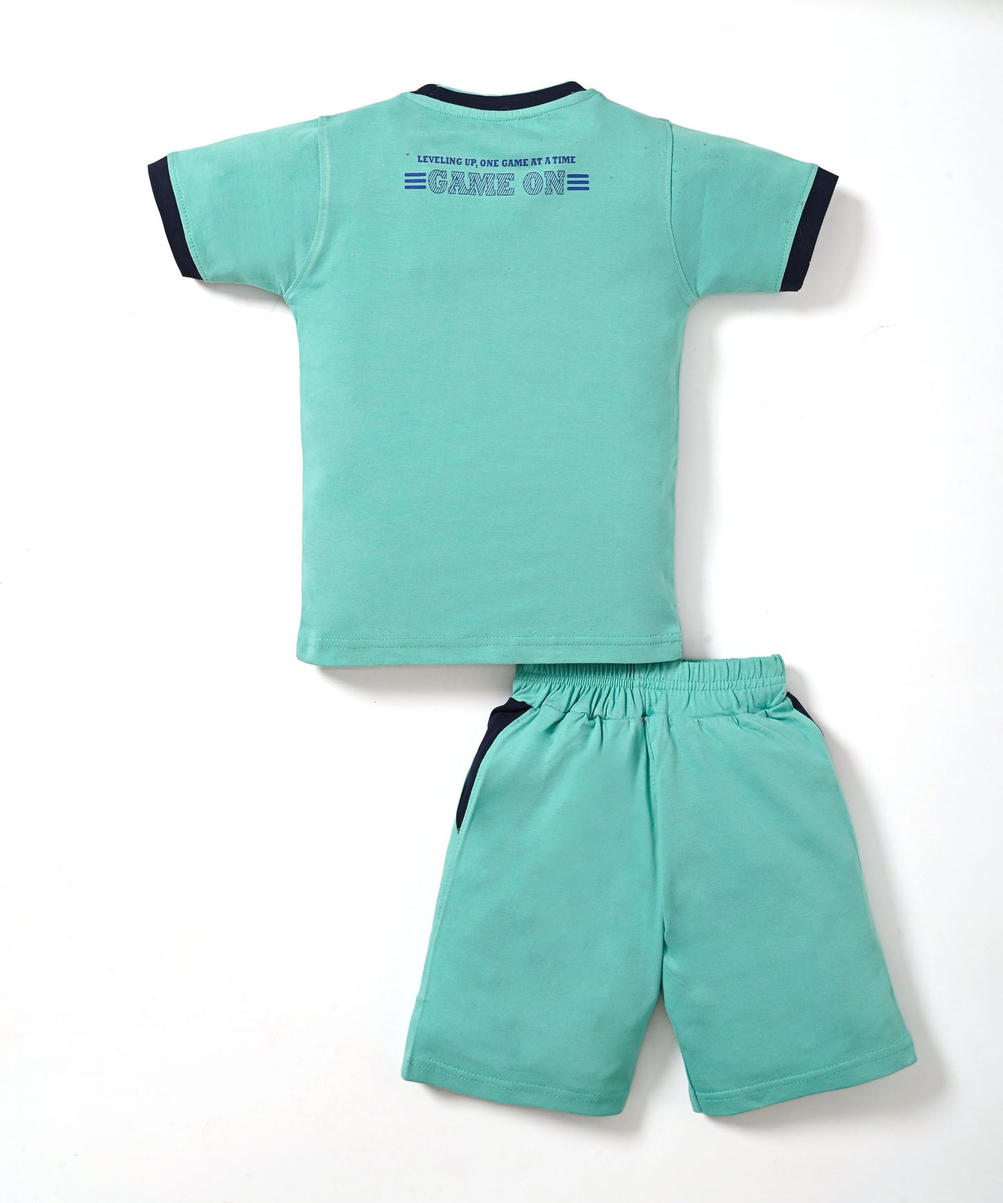 Spread Squad Half Sleeves T-Shirt & Shorts Set | Green