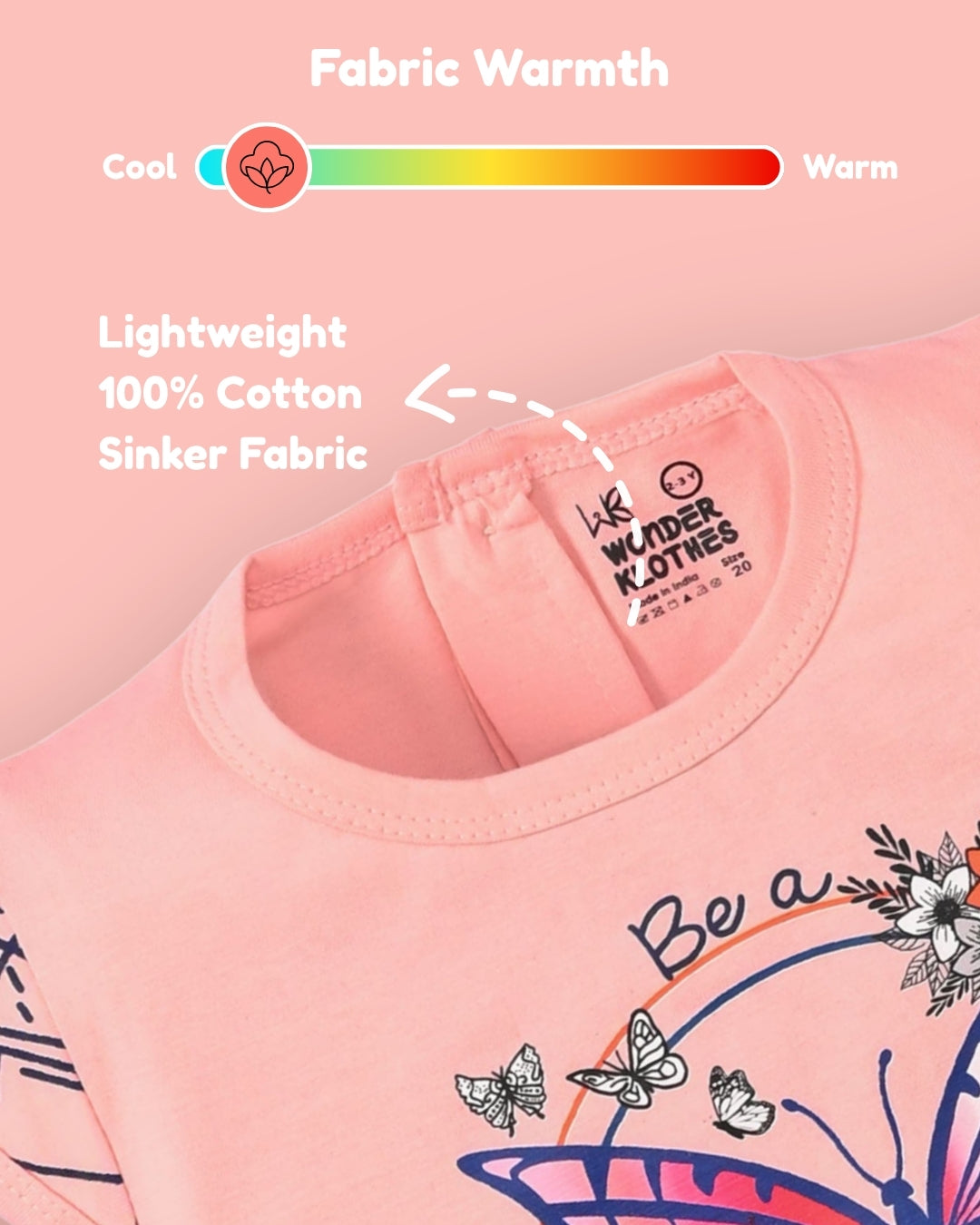 Butterfly Knot Short Sleeves Top & Hot Pant Set | Pink