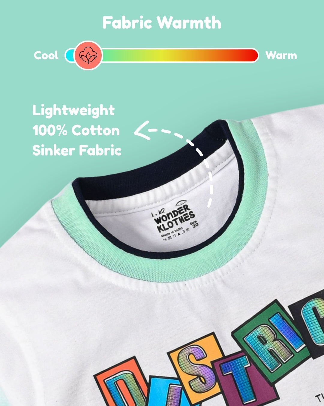District Half Sleeves T-Shirt & Shorts Set | Green