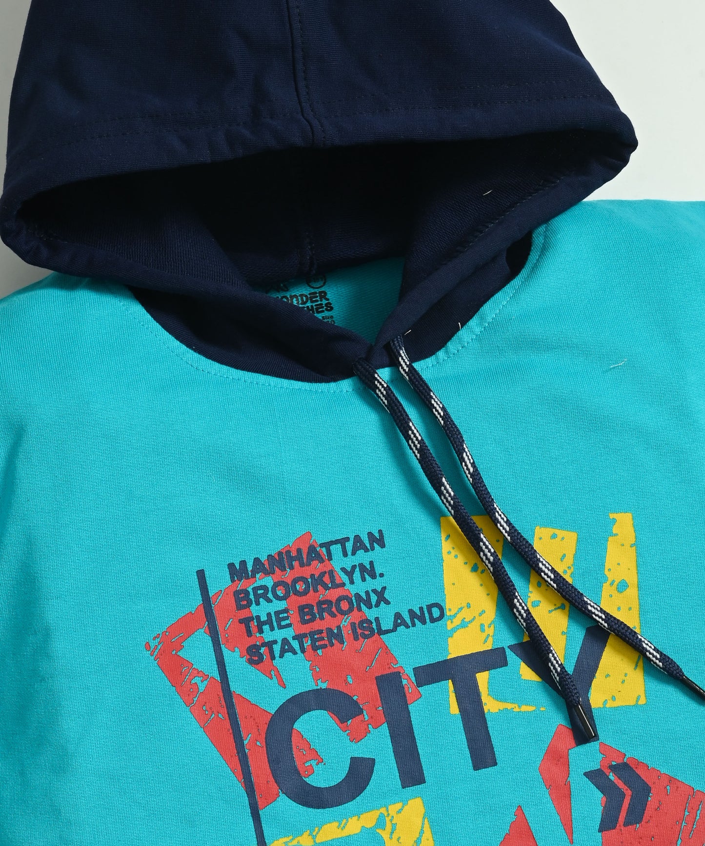 City Full Sleeves Hoodie Sweatshirt with Pocket | Blue