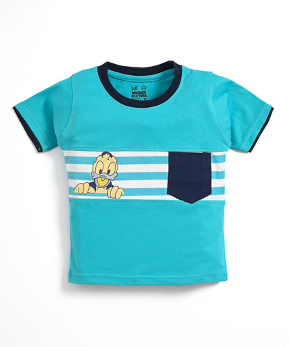 Donald Duck Half Sleeves T-Shirt & Half Pant Set | Blue