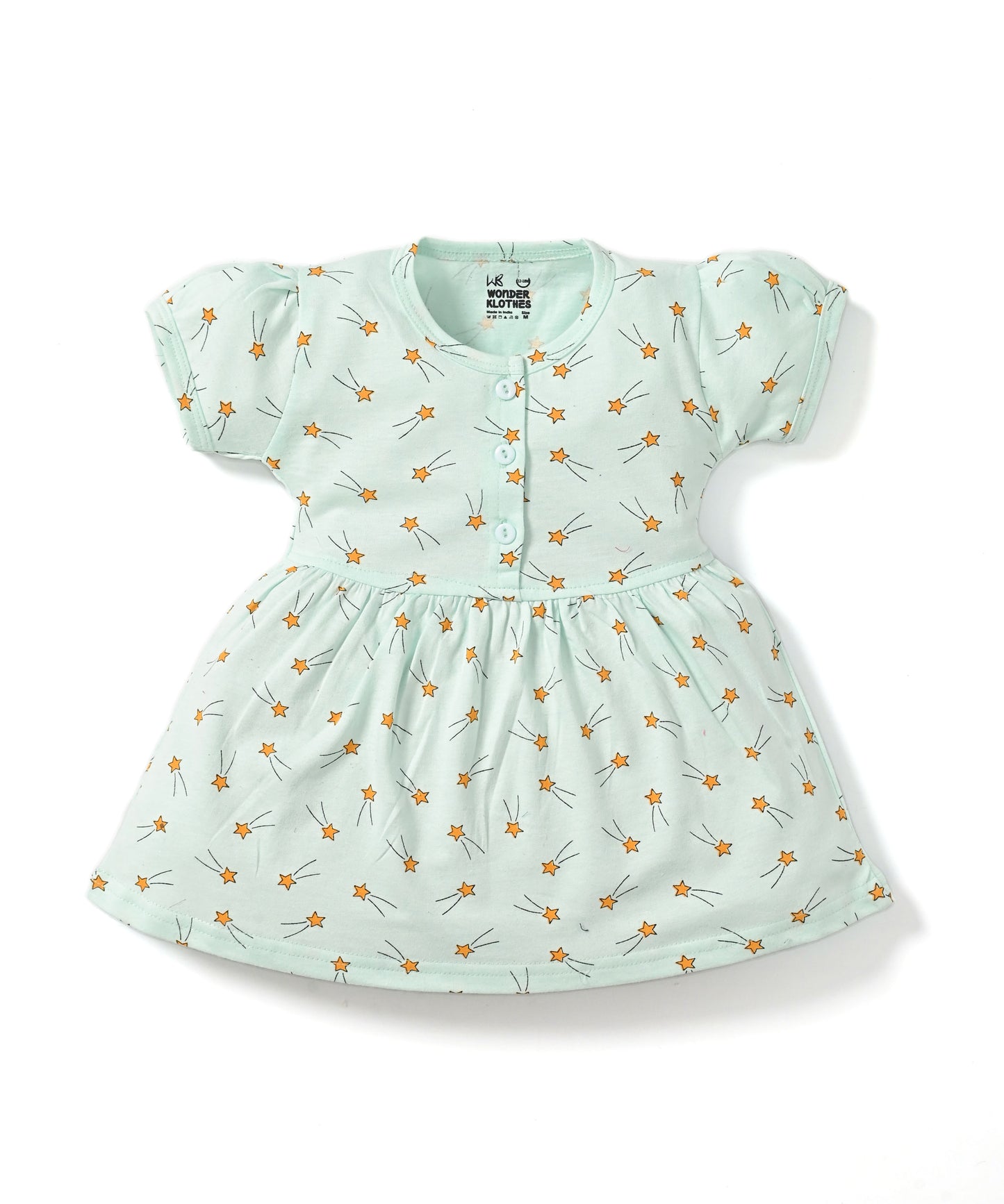 Shooting Star Half Sleeves Frock & Bloomer Pant Set