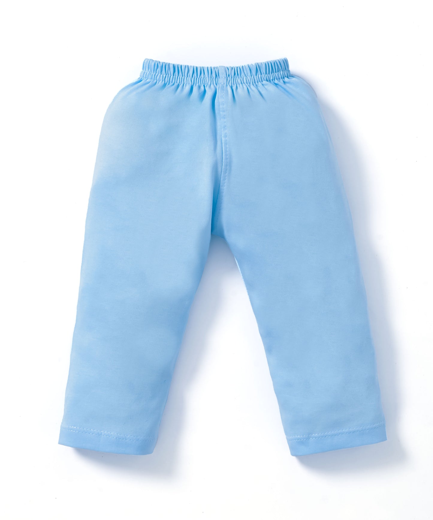 Sea Ship Full Sleeves Front Open T-Shirt & Pyjama Set with Bib | Blue