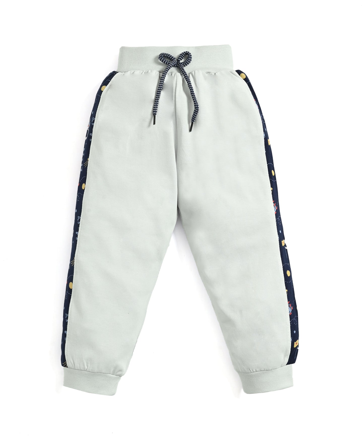 Moon Space and Surfing Beach Full Sleeves T-Shirt & Pyjama Set | Pack of 2